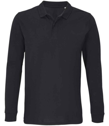 SOL'S Unisex Planet Long Sleeve Pique Polo Shirt