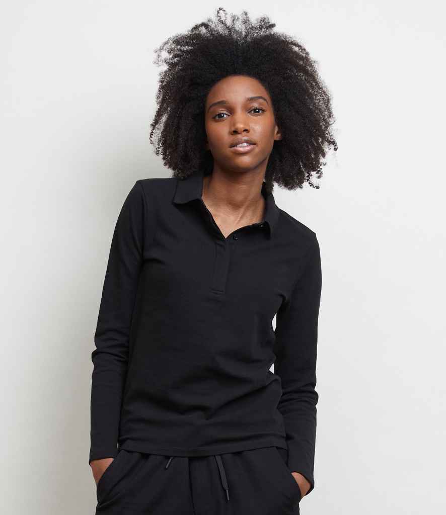 NEOBLU Ladies Owen Long Sleeve Pique Polo Shirt