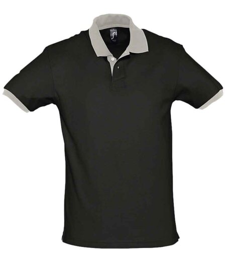 SOL'S Prince Contrast Cotton Pique Polo Shirt