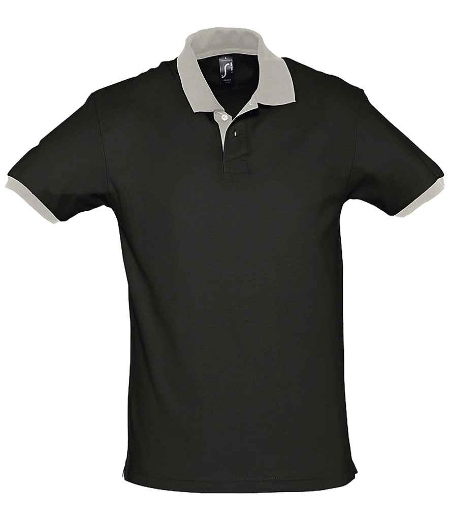 SOL'S Prince Contrast Cotton Pique Polo Shirt