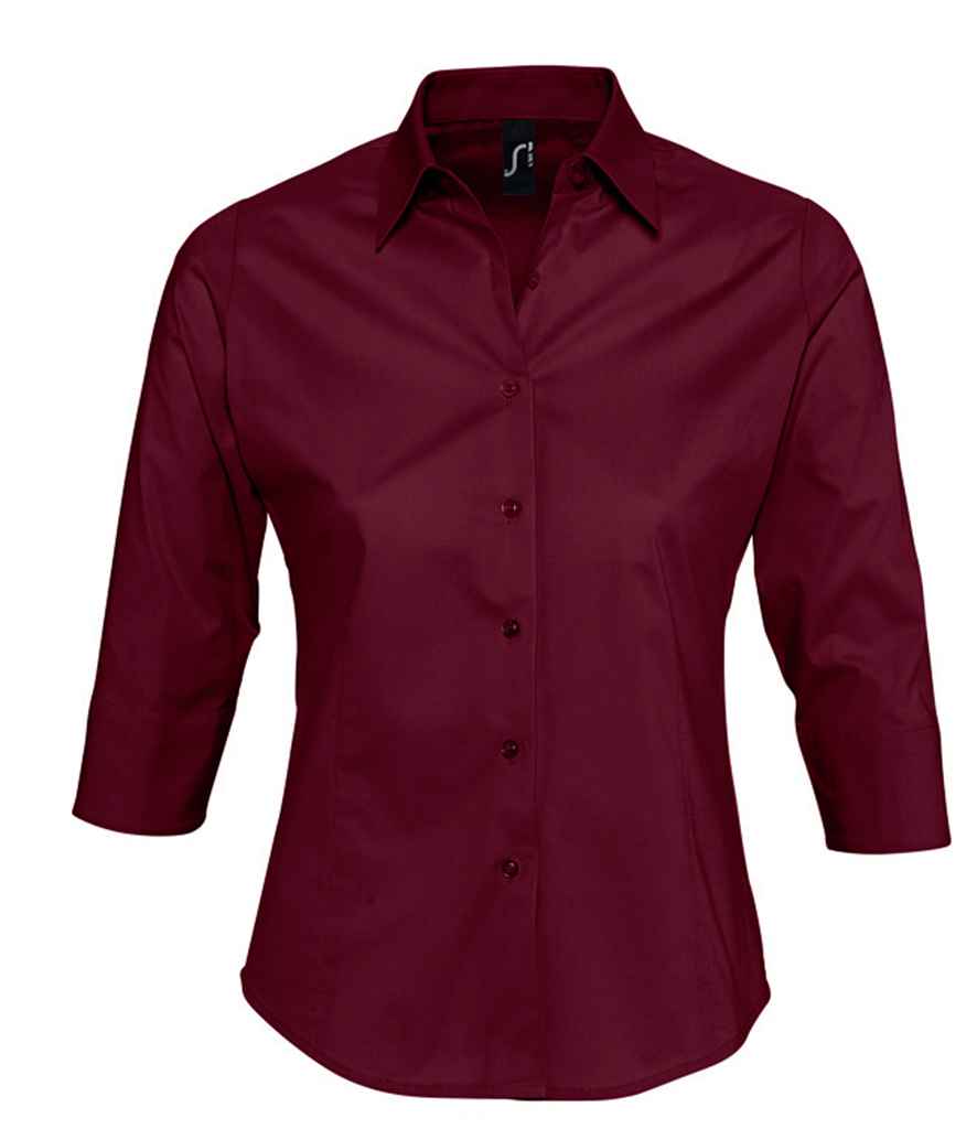 SOL'S Ladies Effect 3/4 Sleeve Fitted Shirt - Image 29