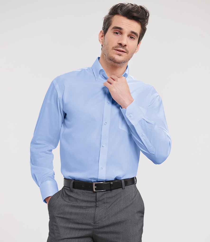 Russell Collection Long Sleeve Ultimate Non-Iron Shirt - Image 27