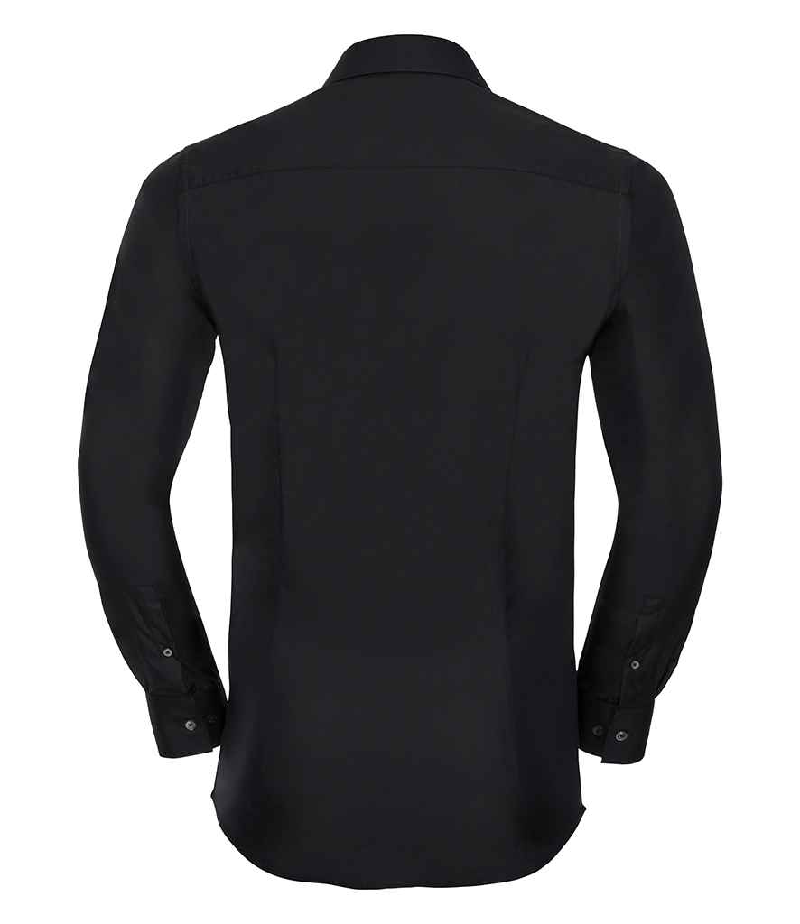 Russell Collection Long Sleeve Ultimate Stretch Shirt - Image 3