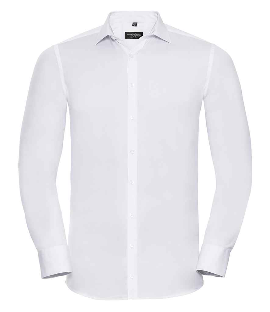 Russell Collection Long Sleeve Ultimate Stretch Shirt - Image 12