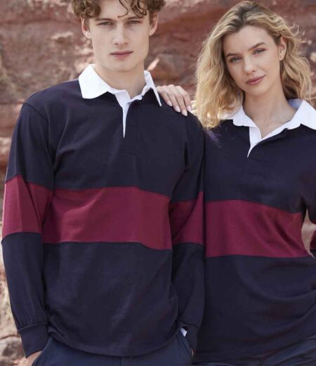 Front Row Panelled Rugby Shirt