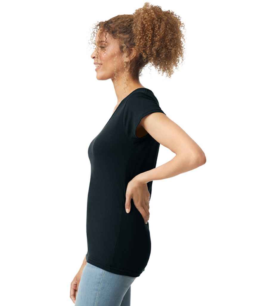 Gildan Ladies SoftStyle V Neck T-Shirt