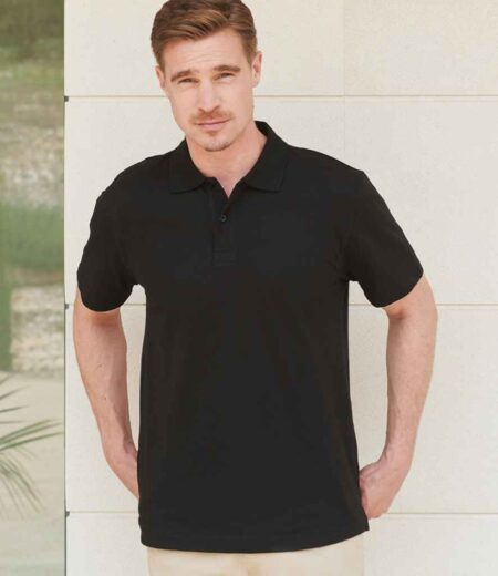 Henbury Unisex Stretch Cotton Pique Polo Shirt