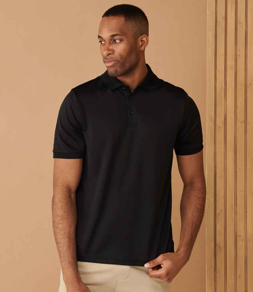 Henbury Recycled Polyester Pique Polo Shirt