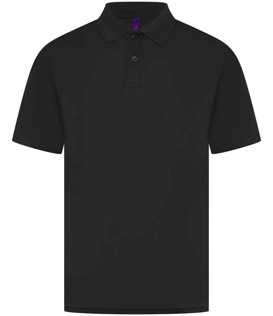 Henbury Coolplus Wicking Pique Polo Shirt