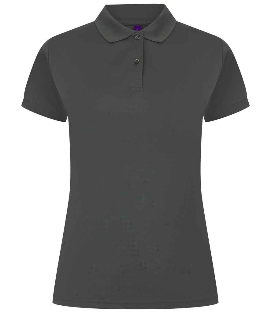Henbury Ladies Coolplus Wicking Pique Polo Shirt - Image 124