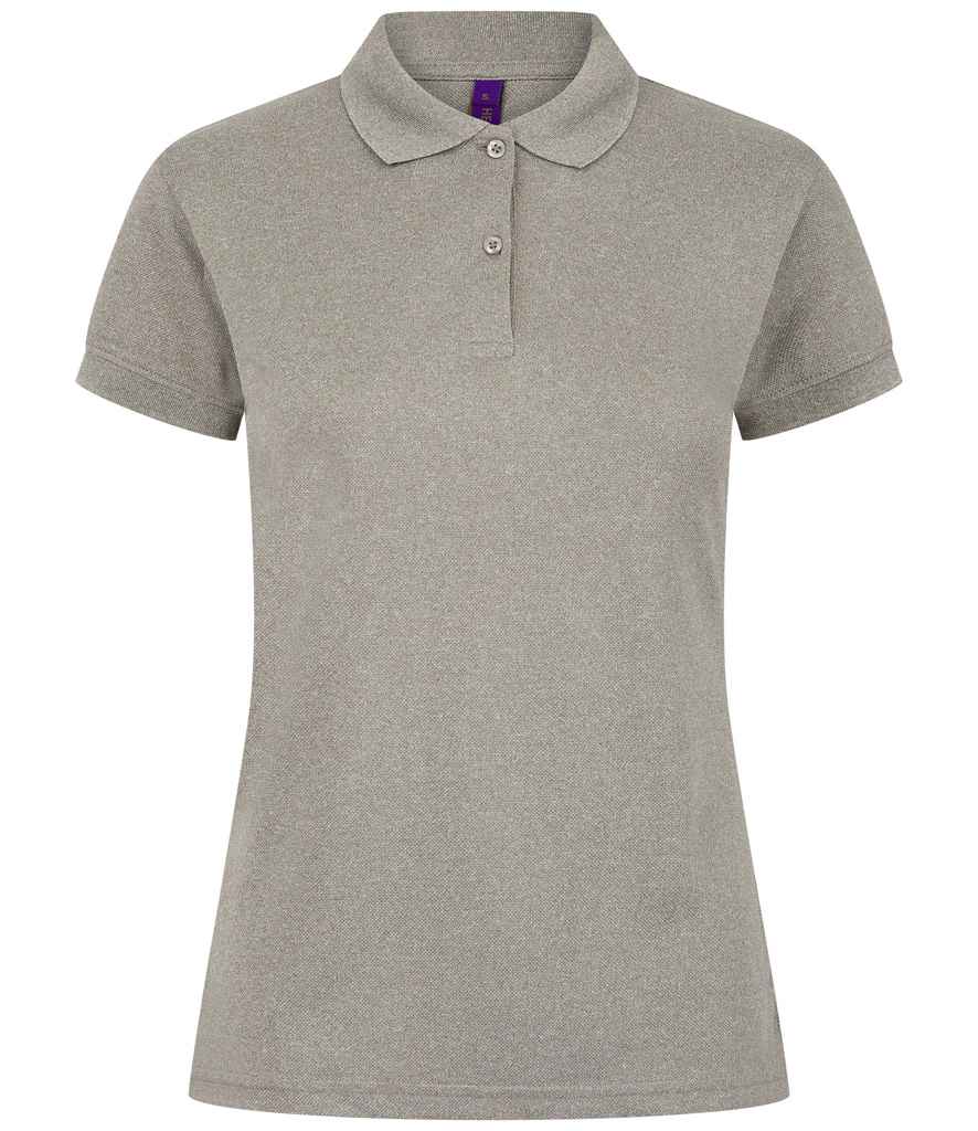 Henbury Ladies Coolplus Wicking Pique Polo Shirt - Image 138