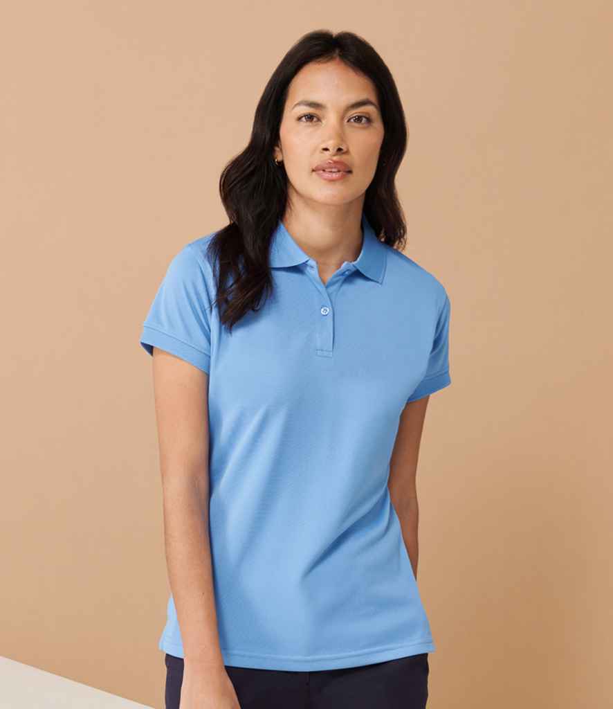 Henbury Ladies Coolplus Wicking Pique Polo Shirt - Image 33