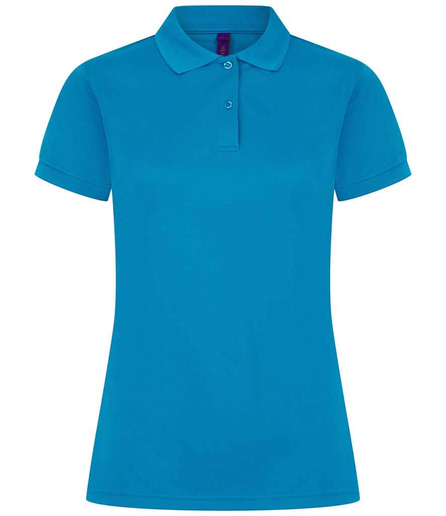 Henbury Ladies Coolplus Wicking Pique Polo Shirt - Image 61
