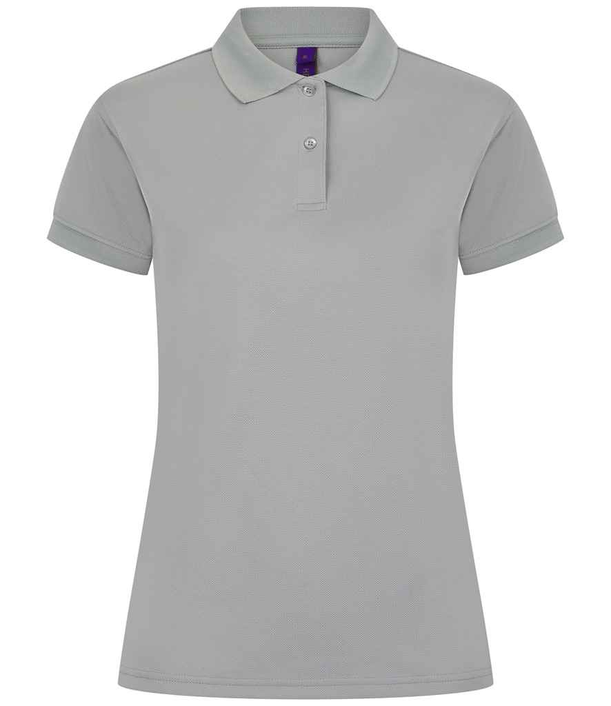 Henbury Ladies Coolplus Wicking Pique Polo Shirt - Image 117
