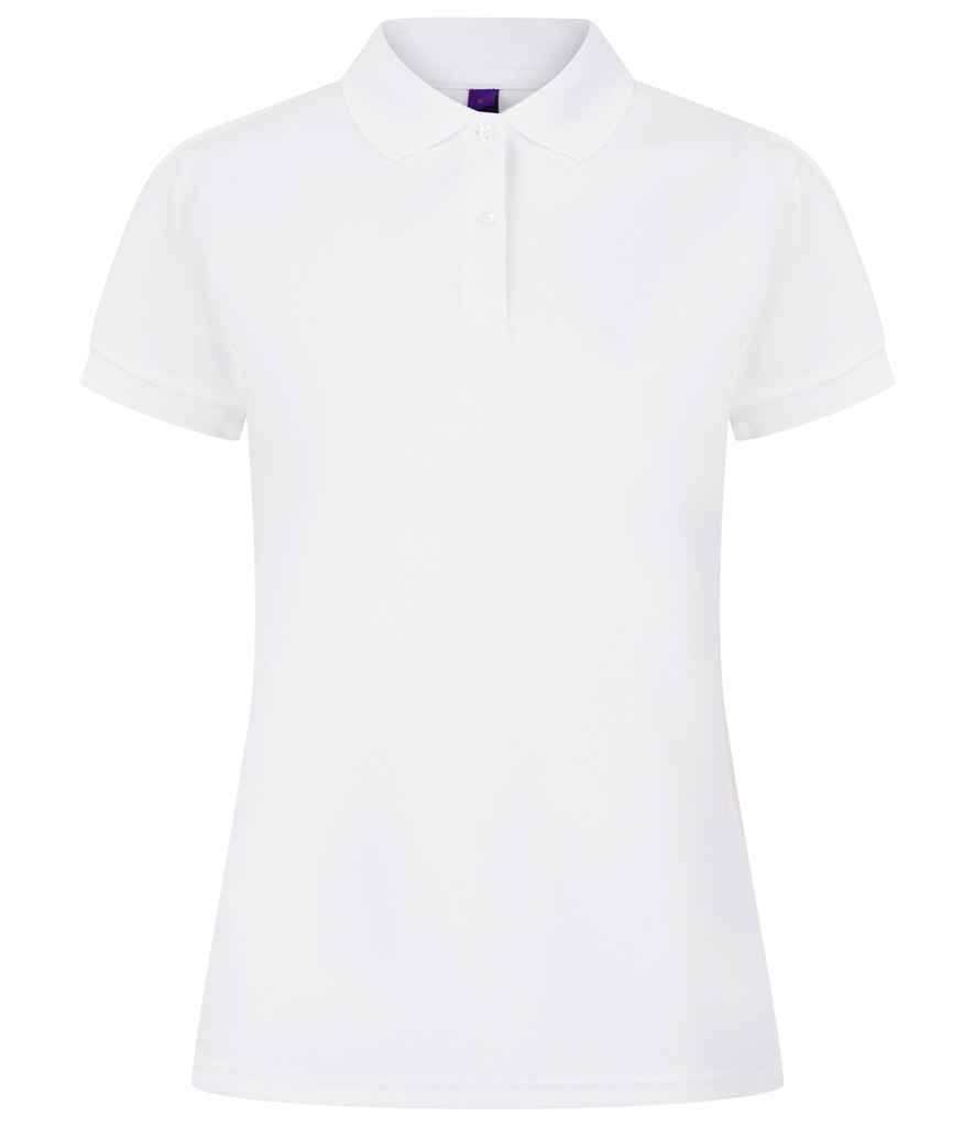 Henbury Ladies Coolplus Wicking Pique Polo Shirt - Image 12