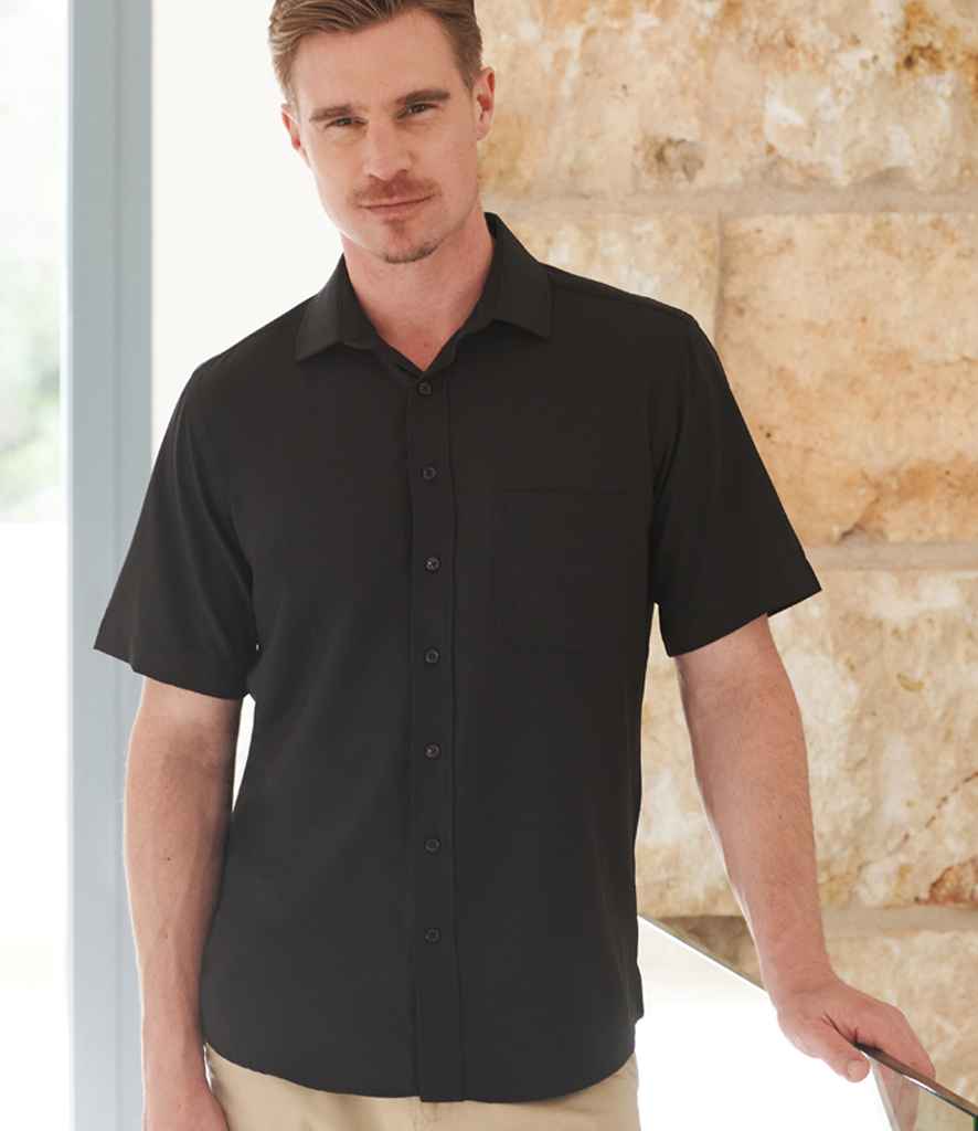 Henbury Short Sleeve Wicking Shirt