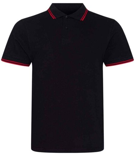 AWDis Stretch Tipped Pique Polo Shirt