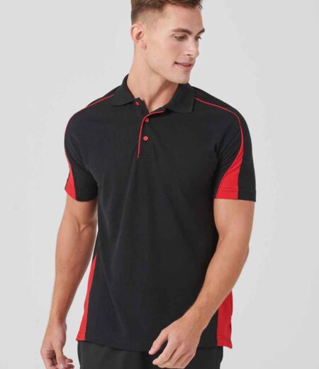 Finden + Hales Club Poly/Cotton Pique Polo Shirt