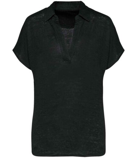 Native Spirit Linen Polo Shirt