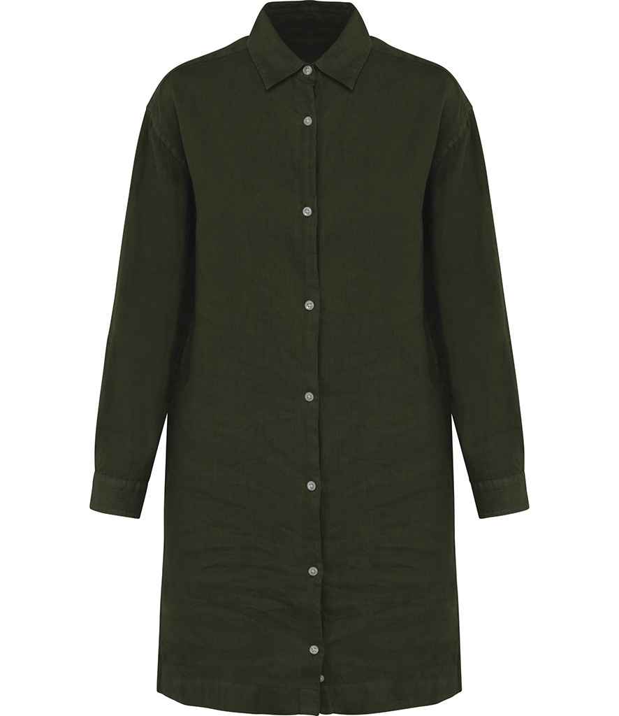 Native Spirit Ladies Linen Dress Shirt - Image 10