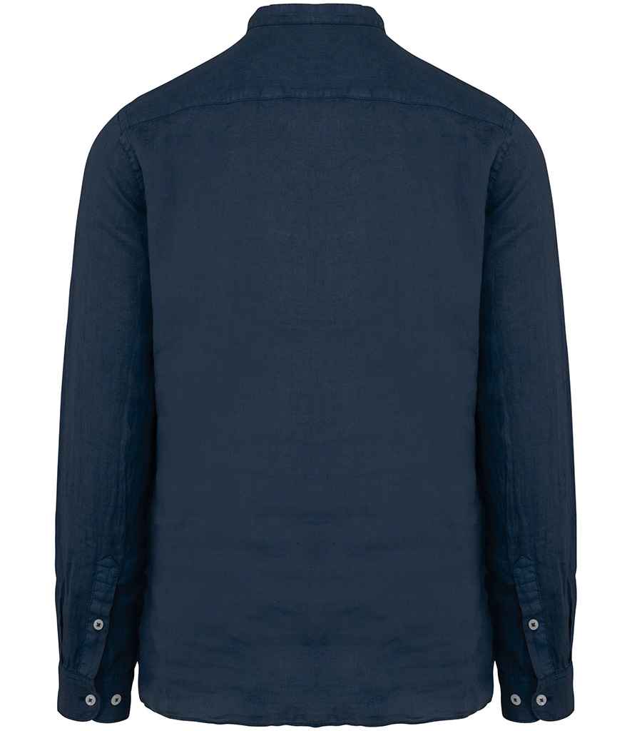 Native Spirit Washed Mao Collar Shirt - Image 3