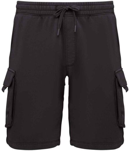 Native Spirit French Terry Washed Effect Cargo Shorts