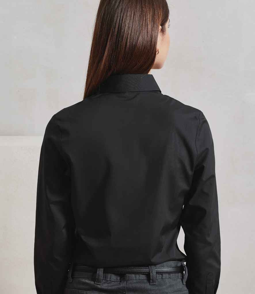 Premier Ladies Recyclight Long Sleeve Poplin Shirt