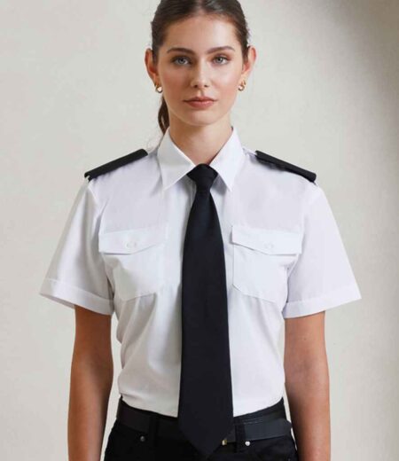 Premier Ladies Short Sleeve Pilot Shirt