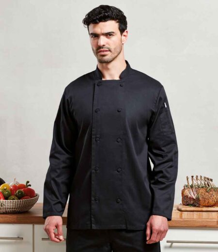 Premier Coolchecker Long Sleeve Chef's Jacket