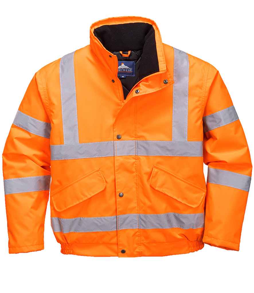 Portwest Hi-Vis GO/RT Bomber Jacket - Image 2