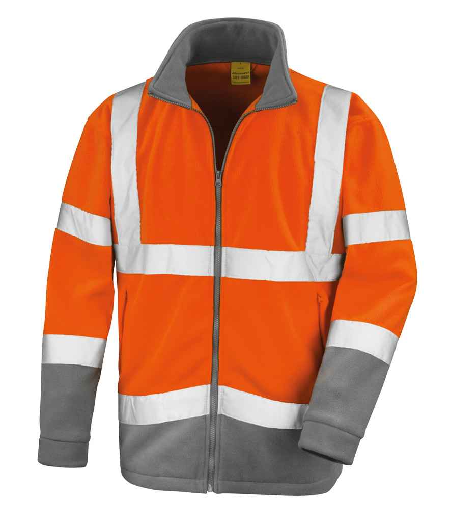 Result Safe-Guard Hi-Vis Micro Fleece Jacket - Image 2