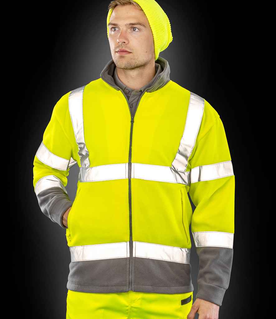 Result Safe-Guard Hi-Vis Micro Fleece Jacket - Image 11