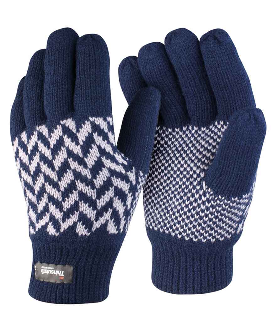 Result Pattern Thinsulate Gloves