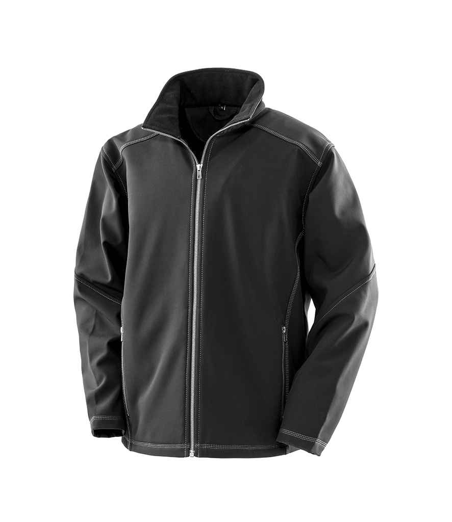 Result Work-Guard Treble Stitch Soft Shell Jacket - Image 2