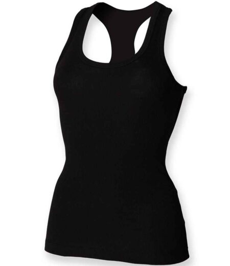 SF Clothing Ladies Stretch Rib Racer Back Vest