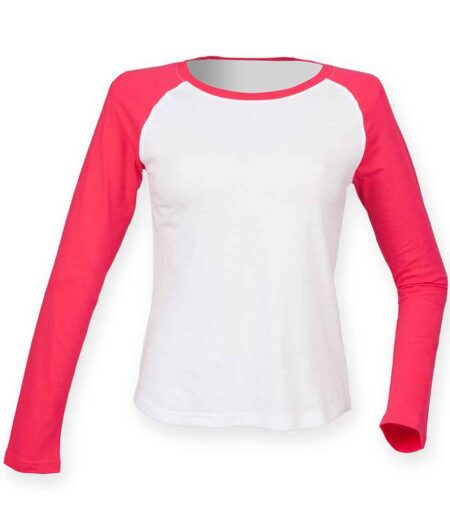 SF Clothing Ladies Long Sleeve Baseball T-Shirt