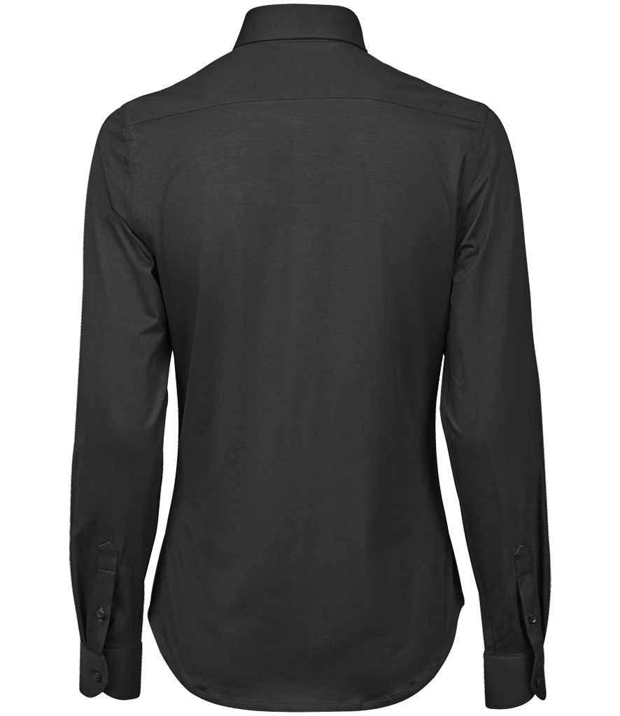Tee Jays Ladies Active Long Sleeve Stretch Shirt - Image 3