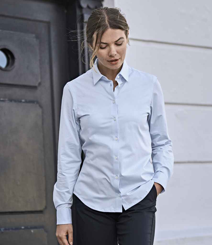 Tee Jays Ladies Active Long Sleeve Stretch Shirt - Image 17