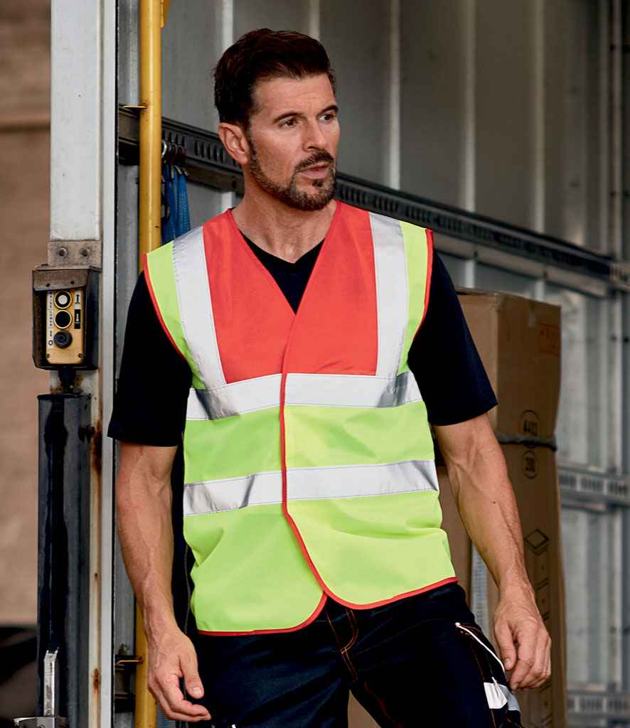 Yoko Hi-Vis Two Band and Braces Waistcoat - Image 99