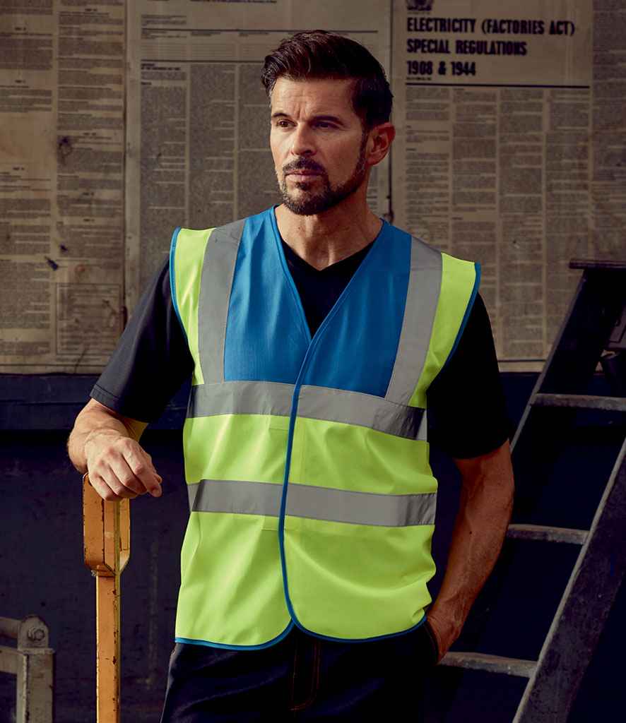 Yoko Hi-Vis Two Band and Braces Waistcoat - Image 45